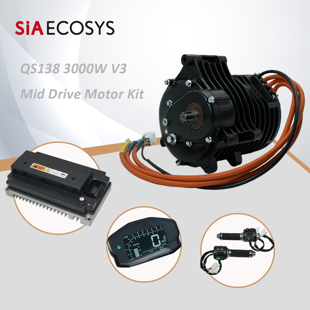 QSMotor QS138 3000W V3 70H 550 - Mid Drive Motor Kit 72V 3000W 리뷰 및 가격