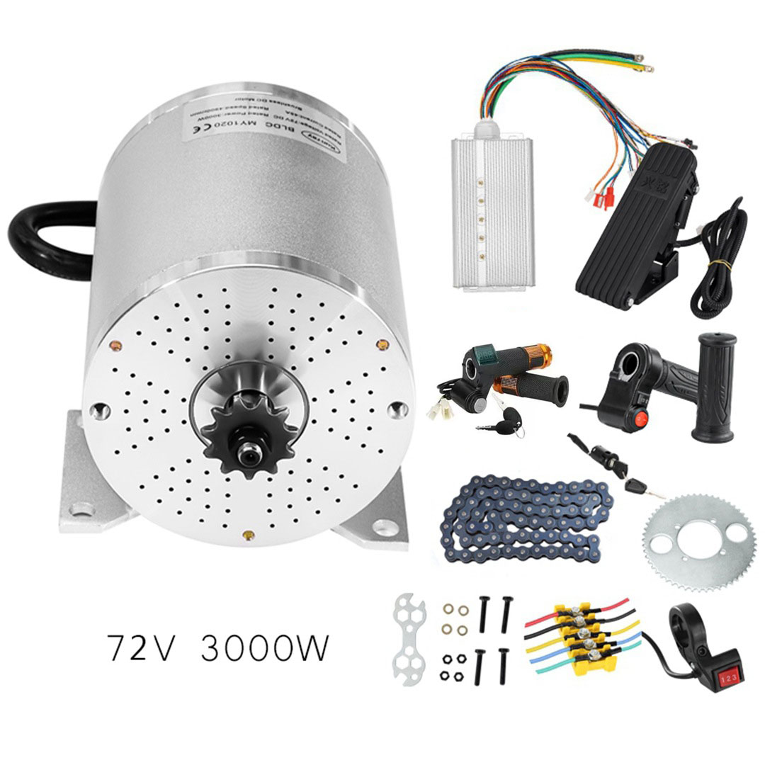 전기 오토바이 카트 모터 키트 DIY MY1020 16 - Electric Motorcycle Conversion Kit 72V 리뷰 및 가격